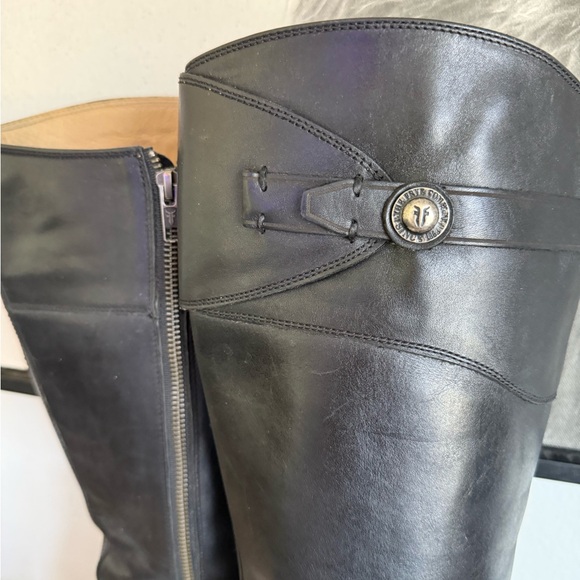 Frye Molly Button Tall Riding Boots - Picture 4 of 5